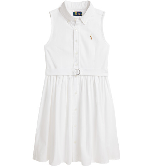 Polo Ralph Lauren Bsr White Girl Day Kjole 14 år