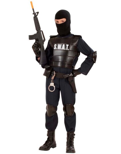 Komplett S.W.A.T Barnekostyme Strl 11 13 ÅR