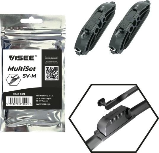 Adapter, viskeblad VISEE MSET ADM