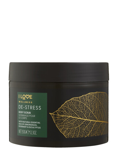 I LOVE I Love Wellness Body Scrub Destress Ecualyptus & Cedarwood 350G - Nude - 350 g