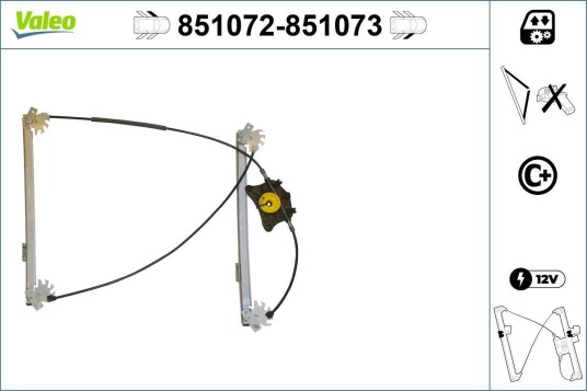 Vindusheis VALEO 851073