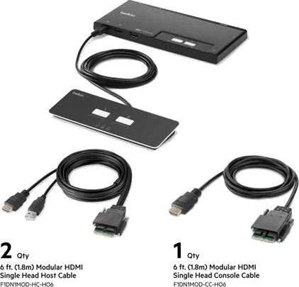 Belkin Modular Secure Single Head KVM F1DN102MOD HH 4 Belkin Modular Secure Single Head KVM F1DN102MOD HH 4