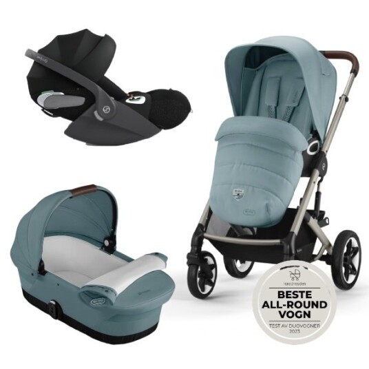 Cybex Barnevogn Talos S Lux Travelsystem inkl. Cloud T Sky Blue Cybex Barnevogn Talos S Lux Travelsystem inkl. Cloud T Sky Blue