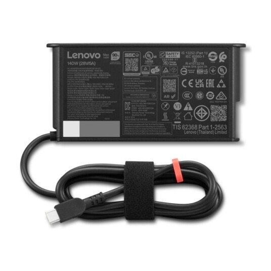 Lenovo ThinkPad USB C GaN 140 W lader svart 4X21U28818
