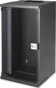 Digitus Soho Pro Series Rack Skap Veggmonterbar Ral 9005 Svart 12U 10"