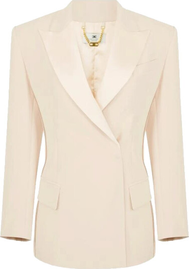 Elisabetta Franchi Dame Jakker Beige S,