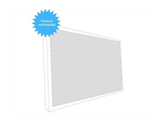 Multibrackets M Extra Cloth - projeksjonsskjerm - 150" (381 cm)