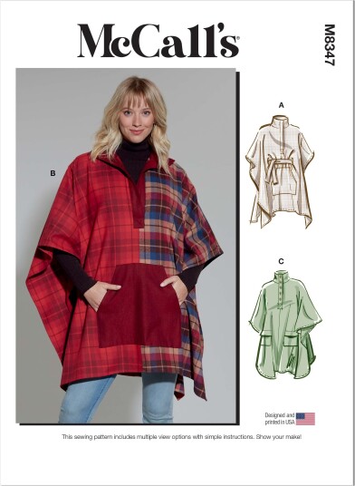 McCall's 8347 - Poncho Y (XS-S-M)