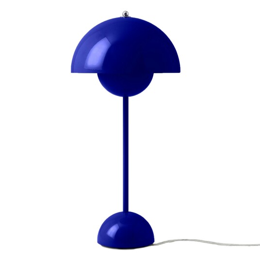 Flowerpot VP3 bordlampe Blå Flowerpot VP3 bordlampe Blå