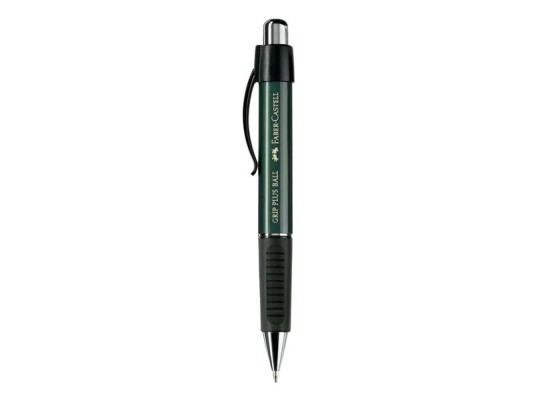 Faber-Castell 14079, Klips, Uttrykkbar Kulepenn Med Hengefeste, Gjenfyllbar, Blå, 2 Stykker, Medium