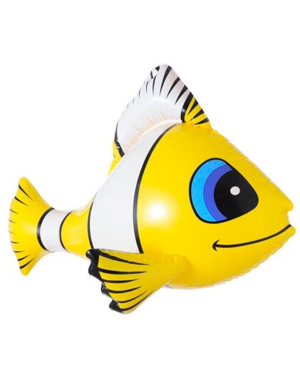Oppblåsbar Tropisk Fisk 60 cm Gul