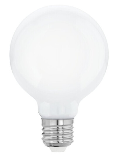 Eglo Led-Lyspære Form: G80 E27 7 W Ekvivalent 60 Klasse E Varmt Hvitt Lys 2700 K Hvit Eglo Led-Lyspære Form: G80 E27 7 W Ekvivalent 60 Klasse E Varmt Hvitt Lys 2700 K Hvit