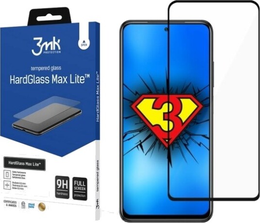 3Mk Hardglass Max Lite Herdet Glass til Xiaomi Redmi Note 10 / 10S