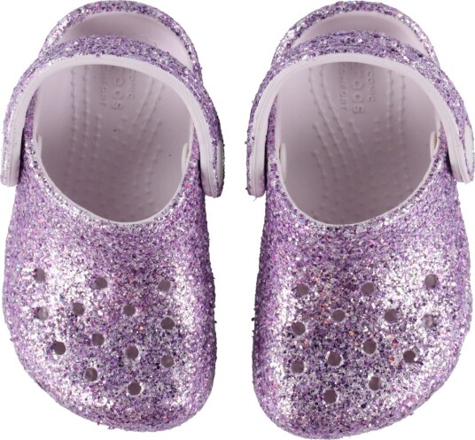 Crocs Classic Chunky Glitter Clog T Purple 27/28