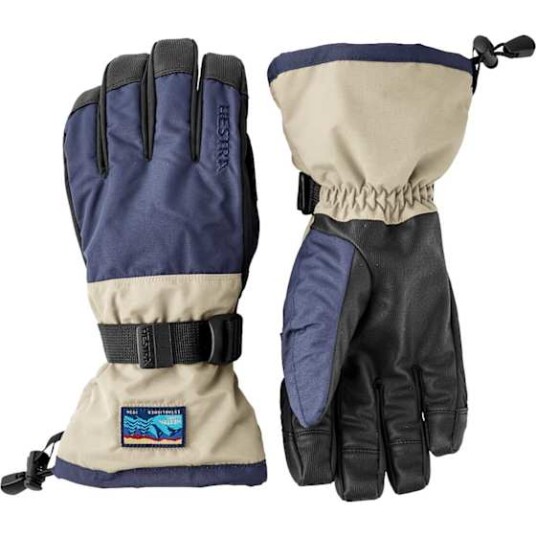 Hestra Gauntlet Sr. 5 finger Dark Navy/Beige 11 Hestra Gauntlet Sr. 5 finger Dark Navy/Beige 11
