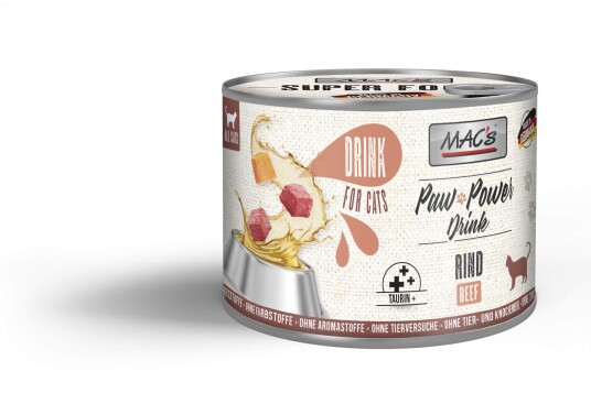 Macs Mac'S Paw Power Drink Storfe Våtfôr Til Katt 200G
