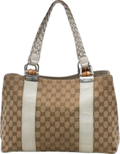 Gucci Vintage Dame Pre owned Beige ONE SIZE, Gucci Vintage Dame Pre owned Beige ONE SIZE,