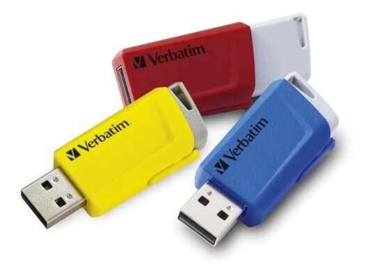 Verbatim Store N Click USB 3.0 3x 16GB red blue & yellow Verbatim Store N Click USB 3.0 3x 16GB red blue & yellow