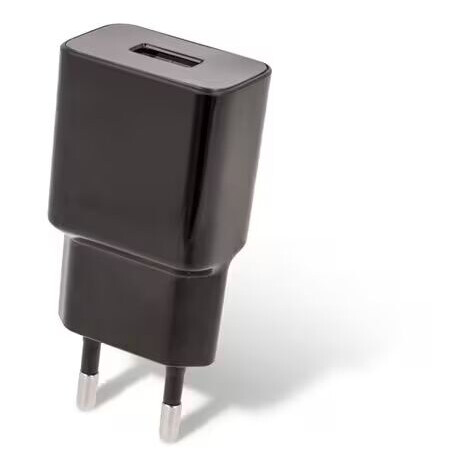 Maxlife USB Vegglader 1A Svart - Mobiladapter