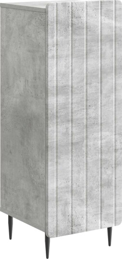Serviesskap Betonggrå 34,5 x 33 x 92 cm Konstruert tre