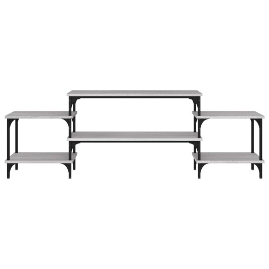 vidaXL TV-benk grå sonoma 157x35x52 cm konstruert tre