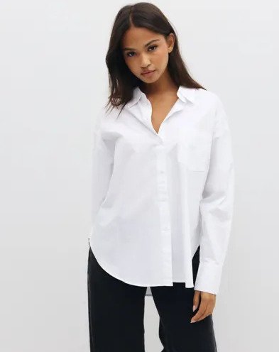 Only - Hvit - Onlvirana L/S Shirt Wvn