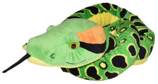 Wild Republic Snakesss Kosedyr   137 cm   Grå?nn Anakonda
