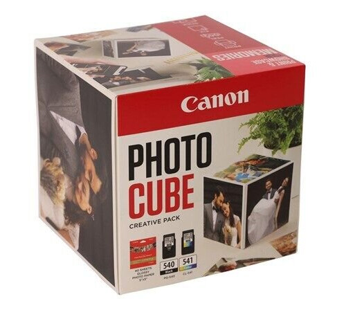 Canon Photo Cube Creative Pack - 2-pack - black colour (cyan magenta yellow) - original - glossy - ink cartridge / paper kit