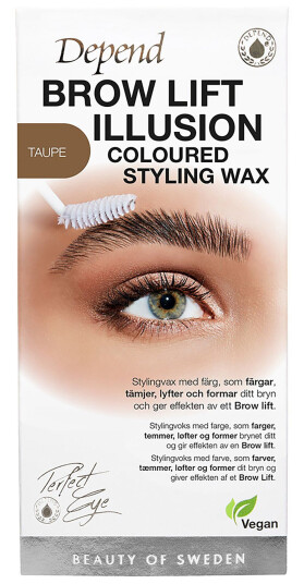 Depend Brow Lift Illusion Coloured Styling Wax Taupe 5g