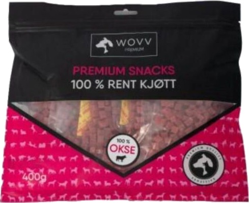 Wovv Hundegodbiter Okse Små Biter 400 g - Belønningsgodbiter til Trening Wovv Hundegodbiter Okse Små Biter 400 g - Belønningsgodbiter til Trening
