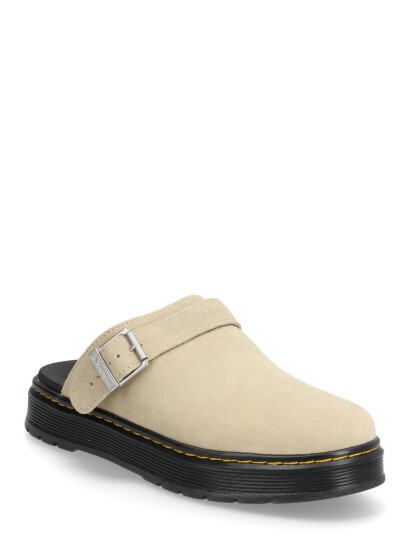 Dr. Martens Brookline Mule Light Tan Bronx Suede Beige 46