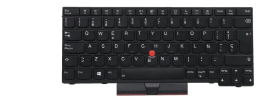 Primax - Erstatningstastatur For Bærbar Pc - Med Trackpoint, Ultranav - Bakbelysning - Qwerty - Spansk - Svart - Fru - For Thinkpad L13 Gen 2  L13 Yoga Gen 2  X13 Gen 1