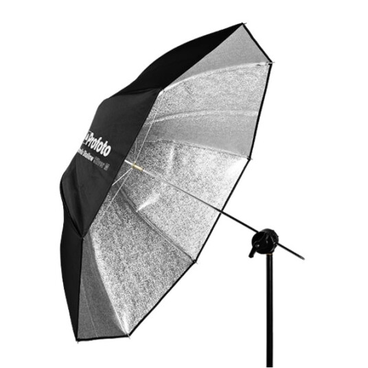 Profoto Umbrella Shallow Silver M 105cm Sølv paraply, 105cm/41" Profoto Umbrella Shallow Silver M 105cm Sølv paraply, 105cm/41"