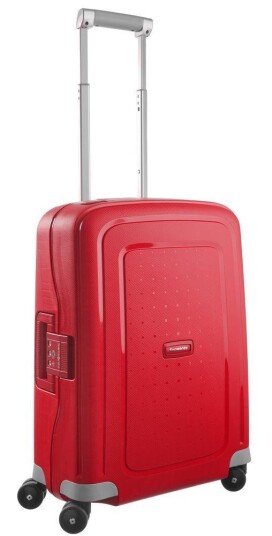 Samsonite S'Cure hard kabin koffert 55 cm/34L Crimson Red Samsonite S'Cure hard kabin koffert 55 cm/34L Crimson Red