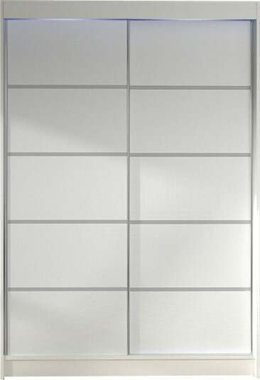Liverpool Garderobe 120x200 cm - Hvit
