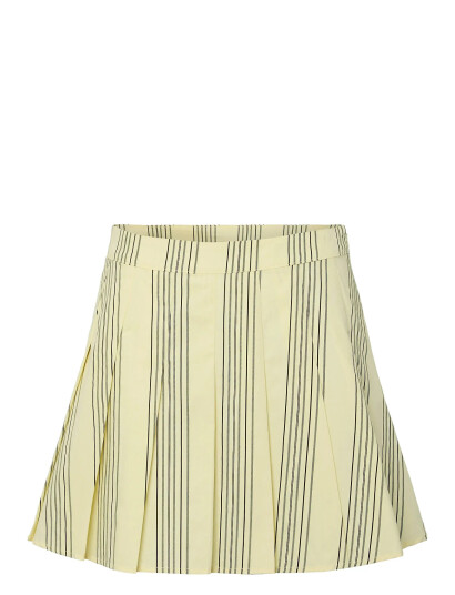 Pieces Pcjamie Mw Pleated Skirt Wvn D2D Pp - Yellow - XS Pieces Pcjamie Mw Pleated Skirt Wvn D2D Pp - Yellow - XS