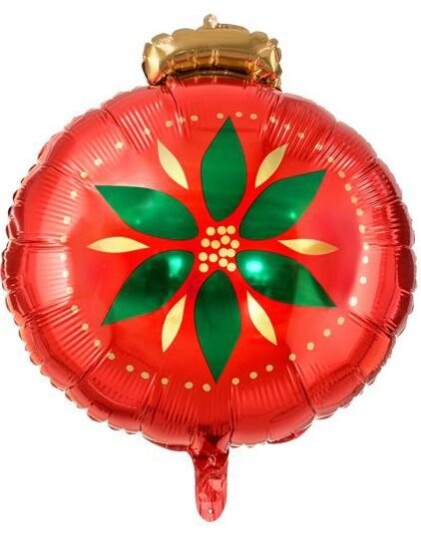 PartyDeco Folieballong Julekule