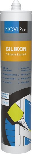 Novipro Silikon Hvit 310ml