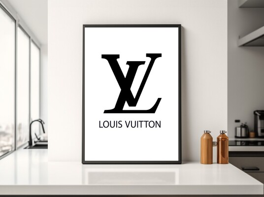 Plakat – LOUIS VUITTON / Svart Plakat – LOUIS VUITTON / Svart
