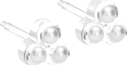Blomdahl MP Clover Pearl 6 mm White
