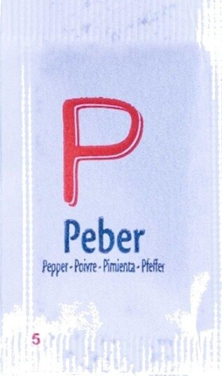Peber, 0,15 G, 2.000 Små Poser