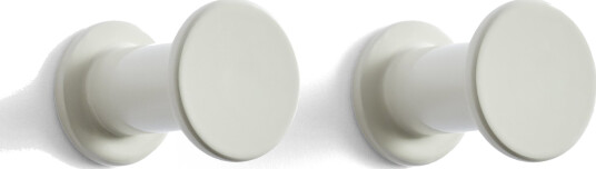 HAY Bolt krok 2-pakning ? 2,8 cm Light grey HAY Bolt krok 2-pakning ? 2,8 cm Light grey