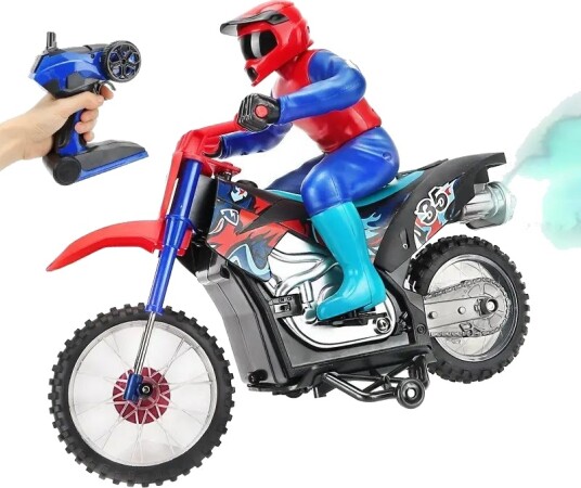 Crazon R/C 1:10 Smoking Stunt Motorsykkel