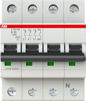 Abb S203-B20na, Miniatyr-Automatsikring