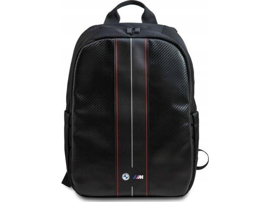 BMW Backpack Bmbp15comscakr 16" Black/Black Carbon Red Stripes BMW Backpack Bmbp15comscakr 16" Black/Black Carbon Red Stripes