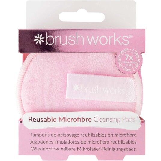 Brushworks Reusable Microfibre Cleansing Pads 7Pcs