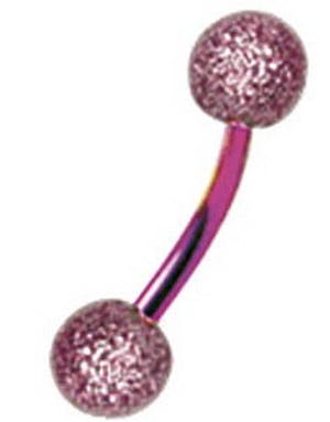 Zircon UV Pink 1,2 x 8 mm Øyenbrynspiercing
