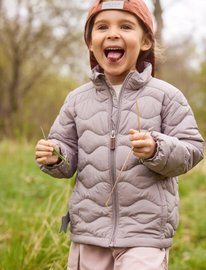 MINI A TURE Matnava Lightweight Puffer Jacket. Grs Grey 12Y/152