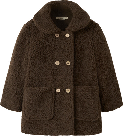 Lil"Atelier Nmfnalo Loose Long Jacket Lil Brown 98