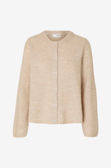 Selected FEMME - Kofte slfLulu New LS Knit Cardigan - Grå Selected FEMME - Kofte slfLulu New LS Knit Cardigan - Grå